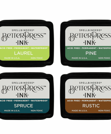 SPELLBINDERS - Woodlands BetterPress Ink Mini Set - 4 Pack