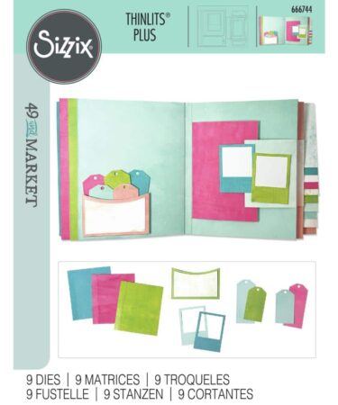 Sizzix Thinlits Die Set By 49 And Market 9/Pkg - Journal Essential Pages