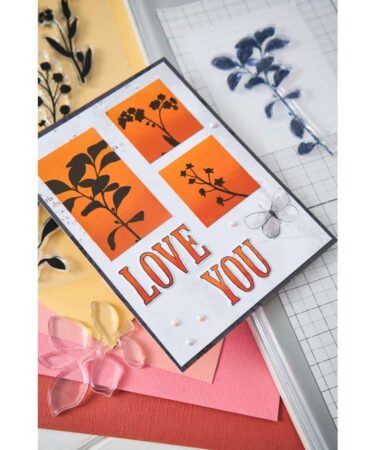 Alternative view of Sizzix A5 Clear Stamps By 49 And Market - Fine Stems 01