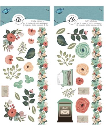 NEGOZIO DELLA MAMMA DI CLE - GLI ABBELLIMENTI DELLA CLE – MY 12 TALES OF  2025- FEBBRAIO PUFFY STICKERS