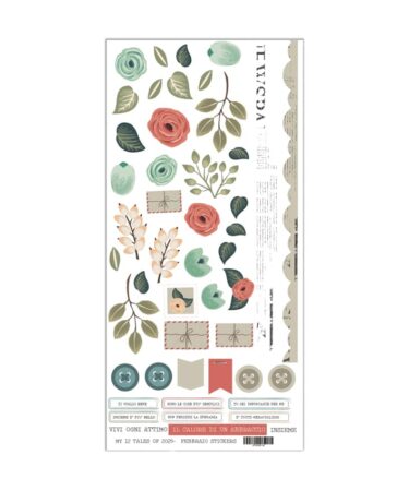 IL NEGOZIO DELLA MAMMA DI CLE - GLI ABBELLIMENTI DELLA CLE – MY 12 TALES OF  2025- FEBBRAIO-STICKERS 6X12