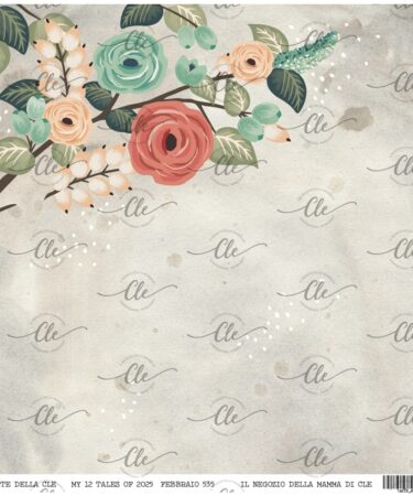 IL NEGOZIO DELLA MAMMA DI CLE - LE CARTE DELLA CLE - MY 12 TALES OF  2025- FEBBRAIO - NUM. 535 (30,5X30,3 cm)