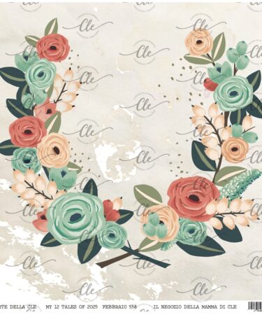 IL NEGOZIO DELLA MAMMA DI CLE - LE CARTE DELLA CLE - MY 12 TALES OF  2025- FEBBRAIO - NUM. 538 (30,5X30,3 cm)