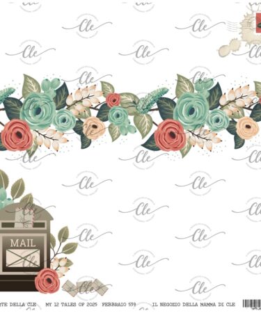 IL NEGOZIO DELLA MAMMA DI CLE - LE CARTE DELLA CLE - MY 12 TALES OF  2025- FEBBRAIO - NUM. 539 (30,5X30,3 cm)
