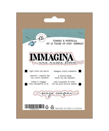 IL NEGOZIO DELLA MAMMA DI CLE - I TIMBRI DELLA CLE – MY 12 TALES OF  2025- GENNAIO - TIMBRO + FUSTELLE COORDINATE