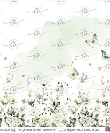 IL NEGOZIO DELLA MAMMA DI CLE - LE CARTE DELLA CLE - MY 12 TALES OF 2025- GENNAIO - 524 (30,5X30,3 cm)