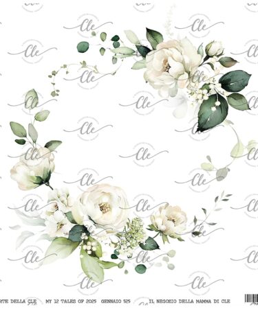 IL NEGOZIO DELLA MAMMA DI CLE - LE CARTE DELLA CLE - MY 12 TALES OF 2025- GENNAIO - 525 (30,5X30,3 cm)