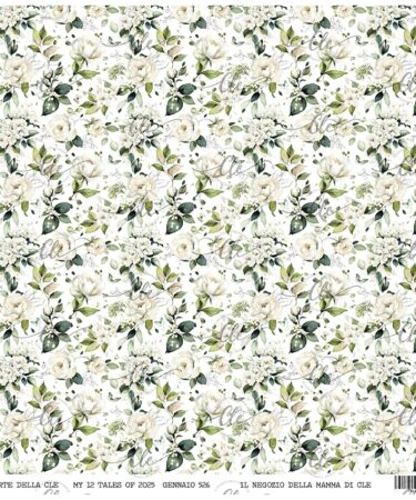 IL NEGOZIO DELLA MAMMA DI CLE - LE CARTE DELLA CLE - MY 12 TALES OF 2025- GENNAIO - 526 (30,5X30,3 cm)
