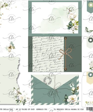 IL NEGOZIO DELLA MAMMA DI CLE - LE CARTE DELLA CLE - MY 12 TALES OF 2025- GENNAIO - 532 (30,5X30,3 cm)