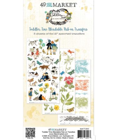 49 And Market Collezione Toddler Time -  Rub-On Transfer Set