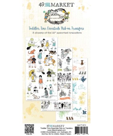 Alternative view of 49 And Market Collezione Toddler Time - Rub-On Transfer Set Essentials