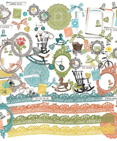 Alternative view of 49 And Market Collezione Toddler Time - Laser Cut OutsElements