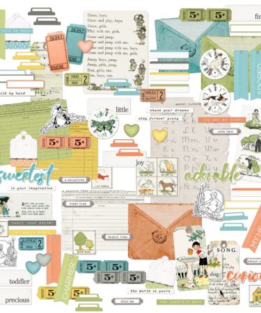 Alternative view of 49 And Market Collezione Toddler Time -  Ephemera Bits