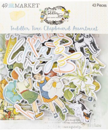 49 And Market Collezione Toddler Time - Chipboard Set