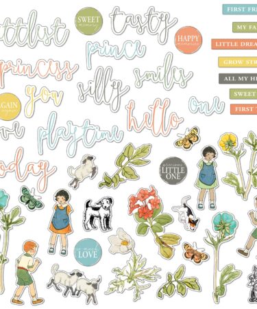 Alternative view of 49 And Market Collezione Toddler Time - Chipboard Set