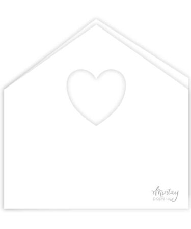 MINTAY  Basic - House Card Base  - White