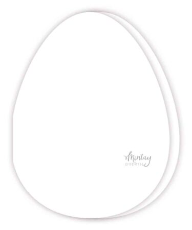 MINTAY - Basic - Easter Egg Card Base - White