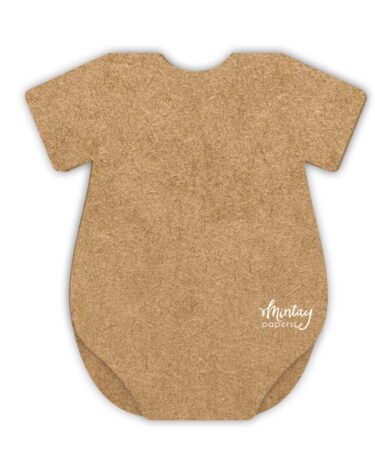MINTAY -  Baby Onesie Card Base - Kraft
