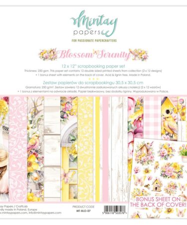 MINTAY - COLLEZIONE BLOSSOM SERENITY - 30x30 cm (12"x12")