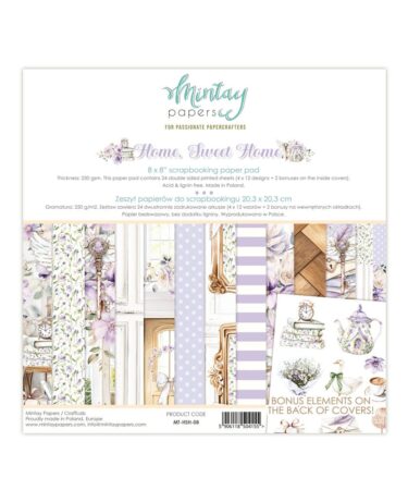 MINTAY - COLLEZIONE HOME SWEET HOME - 20x20 cm (8"x8")