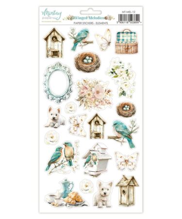 MINTAY - COLLEZIONE WINGED MELODIES - Paper Stickers - Element (6"x12")