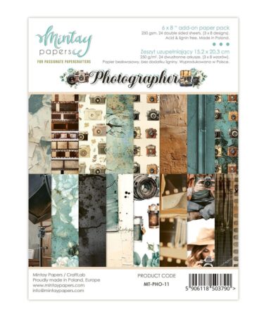 MINTAY - COLLEZIONE PHOTOGRAPHER - Add-On Paper Pack (6"x8")