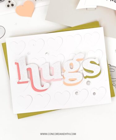 Alternative view of CONCORD & 9TH - Burst of Hugs Stamp Set (4 x 4)