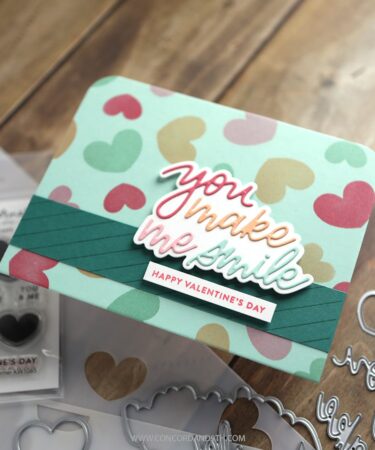 Alternative view of CONCORD & 9TH - Happy Love Day Stamp Set (3 x 3)