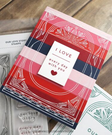 Alternative view of CONCORD & 9TH - Our Love Story Stamp Set (6 x 6)