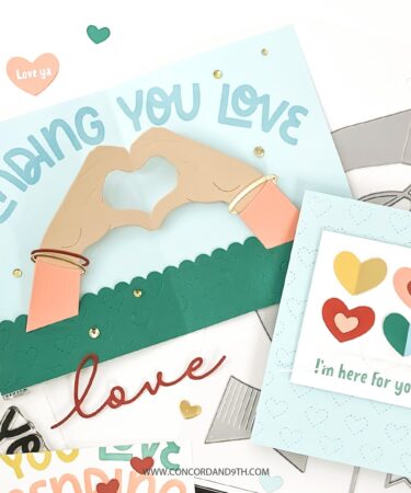 Alternative view of CONCORD & 9TH - Hands Full of Love Stamp Set (4 x 6)