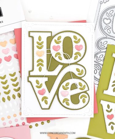 Alternative view of CONCORD & 9TH - Love Letters Enamel Shapes