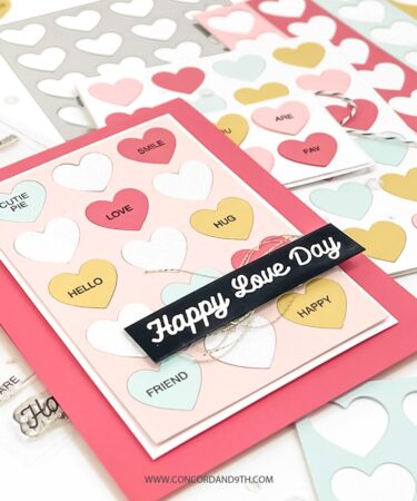 Alternative view of CONCORD & 9TH - Mix & Match Hearts Inlay Die