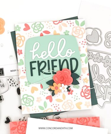 Alternative view of CONCORD & 9TH - Rosy Lane Turnabout™ Stamp Set (6 x 6)