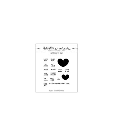 CONCORD & 9TH - Happy Love Day Stamp Set (3 x 3)
