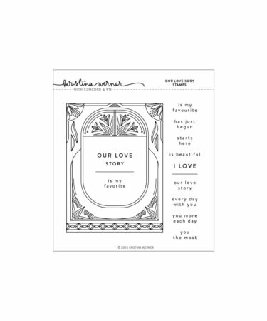 CONCORD & 9TH - Our Love Story Stamp Set (6 x 6)