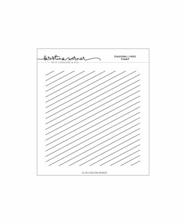 CONCORD & 9TH - Diagonal Lines Background Stamp (6 x 6)