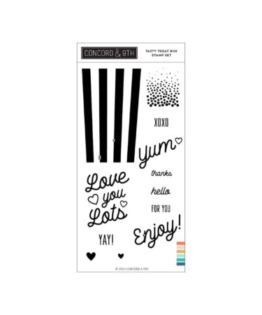 CONCORD & 9TH - Tasty Treat Box Stamp Set (4 x 8)