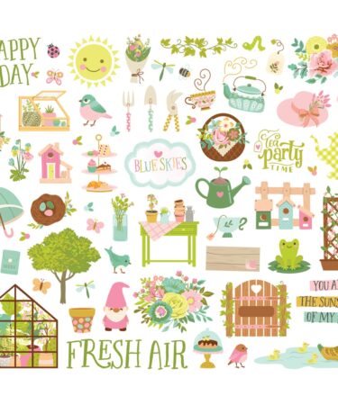 Alternative view of Simple Stories - Collezione Tea Garden - Bits & Pieces