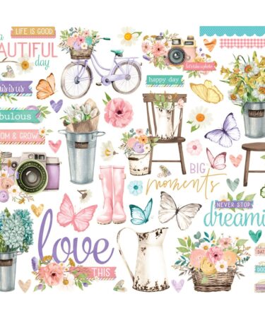 Alternative view of Simple Stories - Collezione Simple Vintage Flower Shoppe - Bits & Pieces