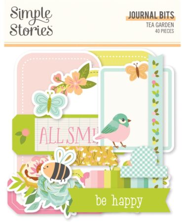 Simple Stories - Collezione Tea Garden - Journal Bits & Pieces