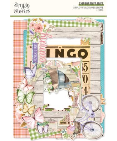 Simple Stories - Collezione Simple Vintage Flower Shoppe - Chipboard Frames