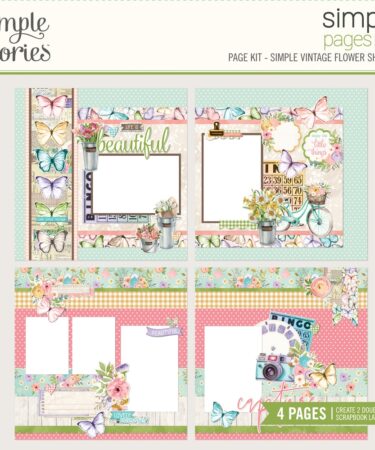 Simple Stories - Collezione Simple Vintage Flower Shoppe - Simple Pages Page Kit