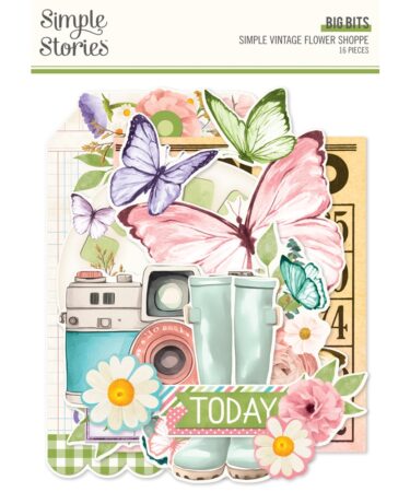 Simple Stories - Collezione Simple Vintage Flower Shoppe - Big Bits & Pieces