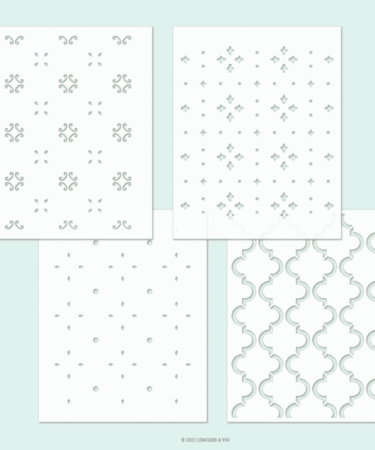 CONCORD & 9TH - Cottage Charm Stencil Pack