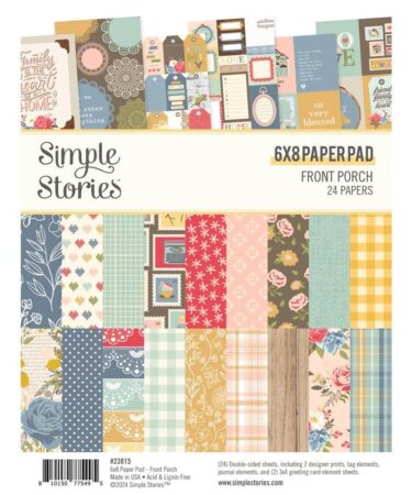 SIMPLE STORIES - Front Porch 6x8 Inch Paper Pad
