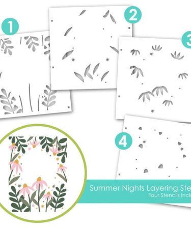 TAYLORED EXPRESSIONS - Summer Nights Layering Stencil