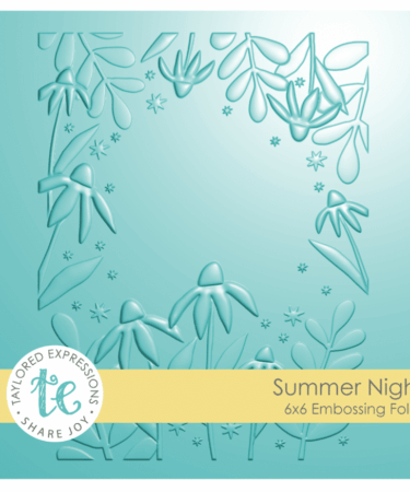 TAYLORED EXPRESSIONS - 3D Embossing Folder - Summer Nights