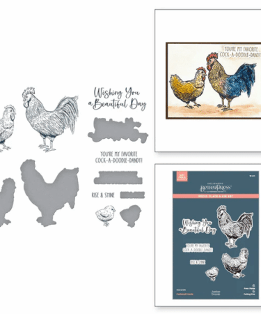 SPELLBINDERS - Feathered Friends BetterPress Plate & Die Set