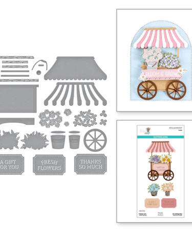 SPELLBINDERS - Flower Cart Etched Dies