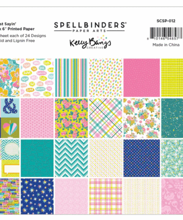 SPELLBINDERS - Just Sayin' 6" x 6" Printed Paper Pack
